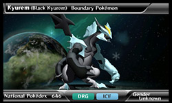Dies ist das Pokémon Schwarz Kyurem im kommenden PokédexPro. Dies ist das Pokémon Schwarz Kyurem im kommenden PokédexPro.